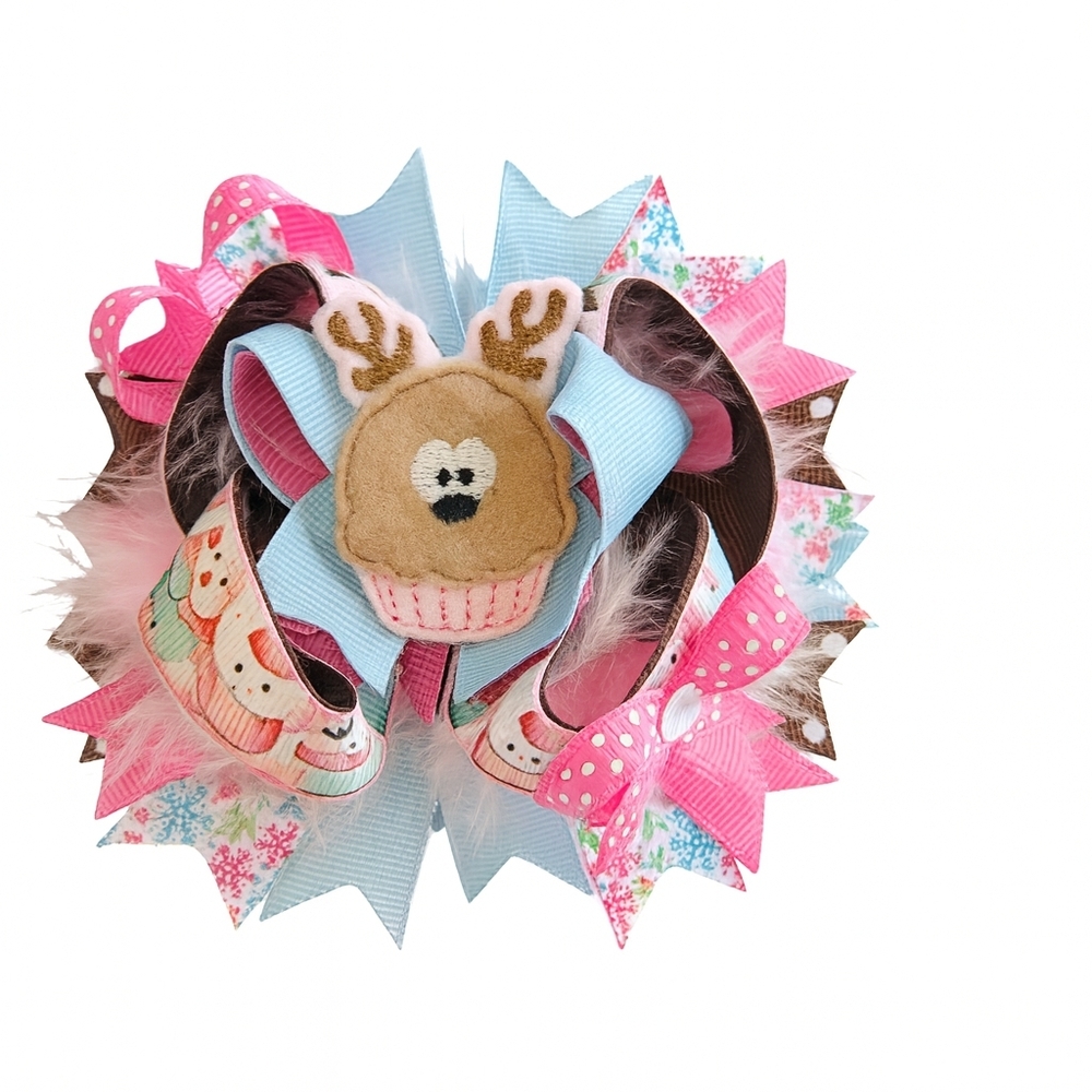 Christmas Reindeer Hair Clip